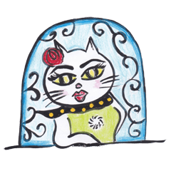 A little bit passionate cats