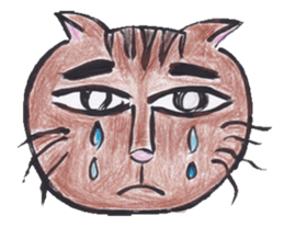 A little bit passionate cats sticker #9450165