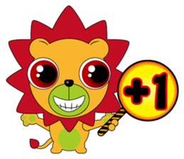 Little lion - Brown sticker #9450451