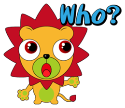 Little lion - Brown sticker #9450452