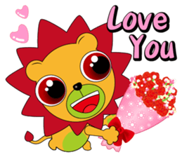 Little lion - Brown sticker #9450462