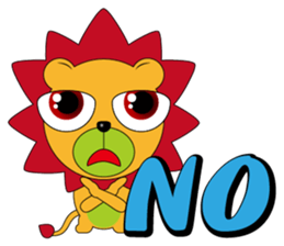 Little lion - Brown sticker #9450465