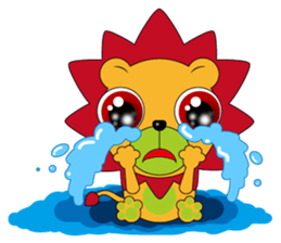 Little lion - Brown sticker #9450474