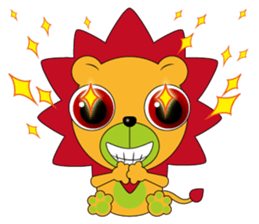 Little lion - Brown sticker #9450475