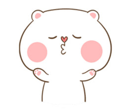 TuaGom : Puffy Bear & Rabbit sticker #9450764