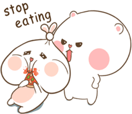 TuaGom : Puffy Bear & Rabbit sticker #9450775