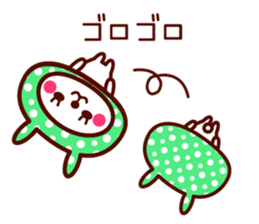 Cute rabbit Hood 4 sticker #9450934