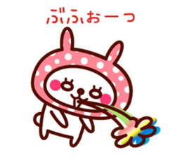 Cute rabbit Hood 4 sticker #9450940