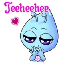 "Pleia" The Cute Alien part 2 (English) sticker #9451202