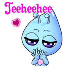 "Pleia" The Cute Alien part 2 (English) sticker #9451202