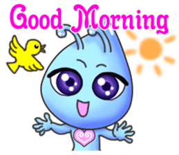 "Pleia" The Cute Alien part 2 (English) sticker #9451204