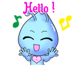 "Pleia" The Cute Alien part 2 (English) sticker #9451205