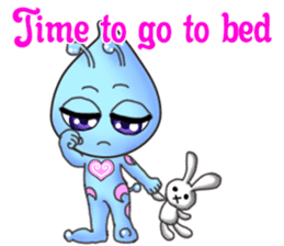 "Pleia" The Cute Alien part 2 (English) sticker #9451206