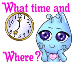 "Pleia" The Cute Alien part 2 (English) sticker #9451213