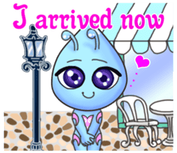 "Pleia" The Cute Alien part 2 (English) sticker #9451216