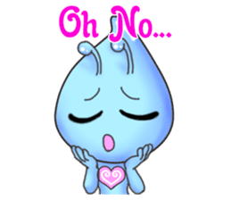 "Pleia" The Cute Alien part 2 (English) sticker #9451219