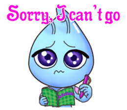 "Pleia" The Cute Alien part 2 (English) sticker #9451220