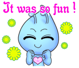 "Pleia" The Cute Alien part 2 (English) sticker #9451222
