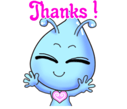 "Pleia" The Cute Alien part 2 (English) sticker #9451226