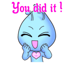 "Pleia" The Cute Alien part 2 (English) sticker #9451229