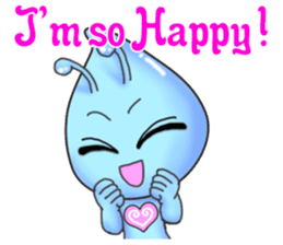 "Pleia" The Cute Alien part 2 (English) sticker #9451230