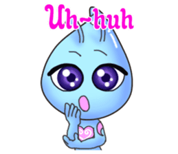 "Pleia" The Cute Alien part 2 (English) sticker #9451232