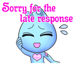 "Pleia" The Cute Alien part 2 (English) sticker #9451236