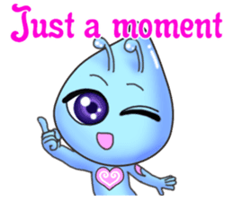 "Pleia" The Cute Alien part 2 (English) sticker #9451237