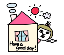 Old-fashioned but cute girls everyone sticker #9452050