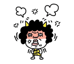 Old-fashioned but cute girls everyone sticker #9452065