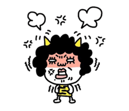 Old-fashioned but cute girls everyone sticker #9452065