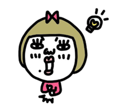 Old-fashioned but cute girls everyone sticker #9452069