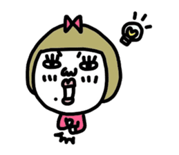 Old-fashioned but cute girls everyone sticker #9452069