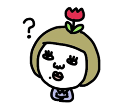 Old-fashioned but cute girls everyone sticker #9452071