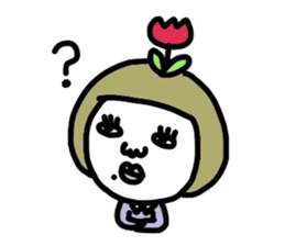 Old-fashioned but cute girls everyone sticker #9452071