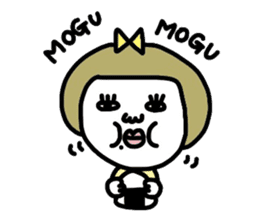 Old-fashioned but cute girls everyone sticker #9452073