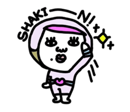 Old-fashioned but cute girls everyone sticker #9452075