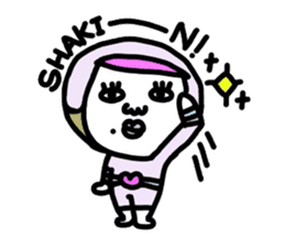 Old-fashioned but cute girls everyone sticker #9452075