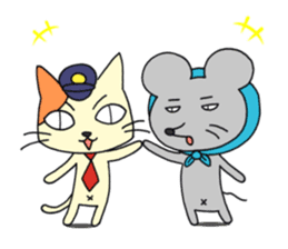Mouse & Cat sticker #9452366