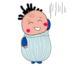 I'm Chubby baby sticker #9452530