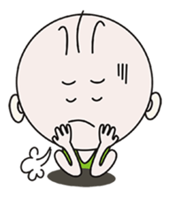 Sanmao New Year sticker #9452776