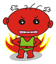 Sanmao New Year sticker #9452777