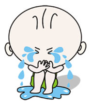 Sanmao New Year sticker #9452778