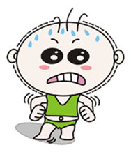 Sanmao New Year sticker #9452790