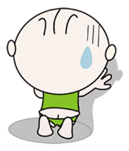 Sanmao New Year sticker #9452803