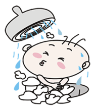 Sanmao New Year sticker #9452805