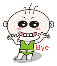 Sanmao New Year sticker #9452807