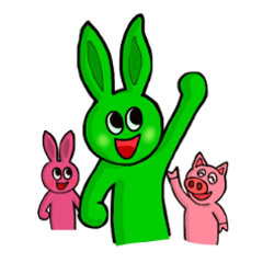 Midori usagi and his friends