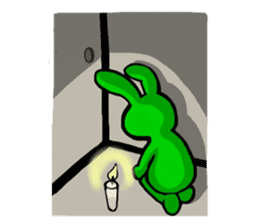 Midori usagi and his friends sticker #9453751