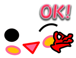 The pretty kao Sticker I feel like using sticker #9454012